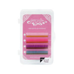 Color Lashes - Pastel Pink, Pearl White & Turquoise